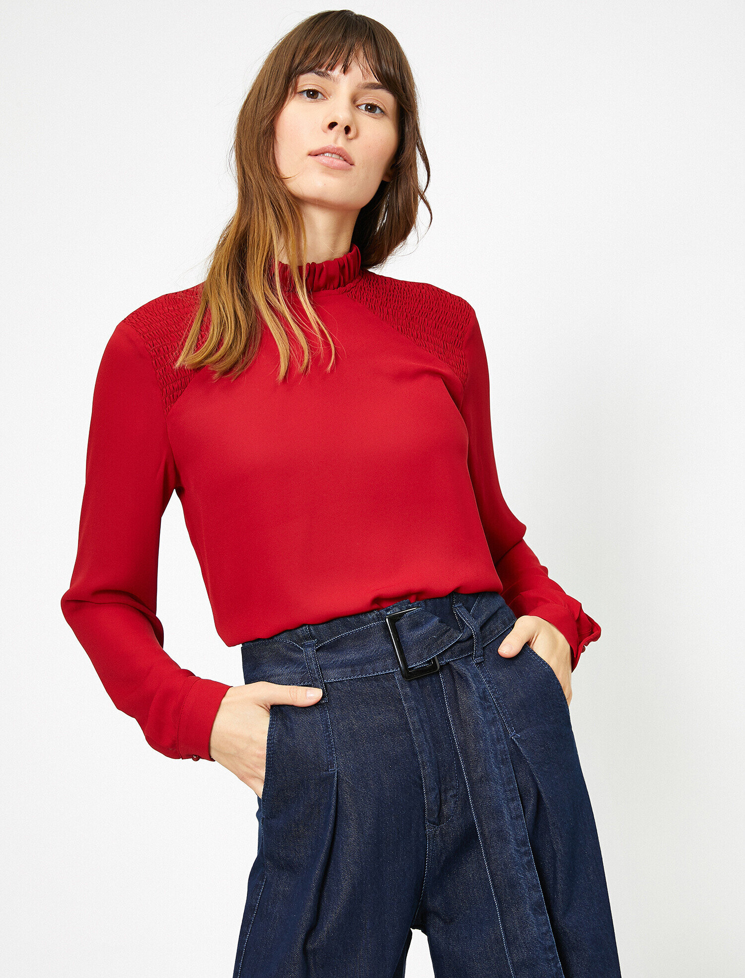 high neck blouse next