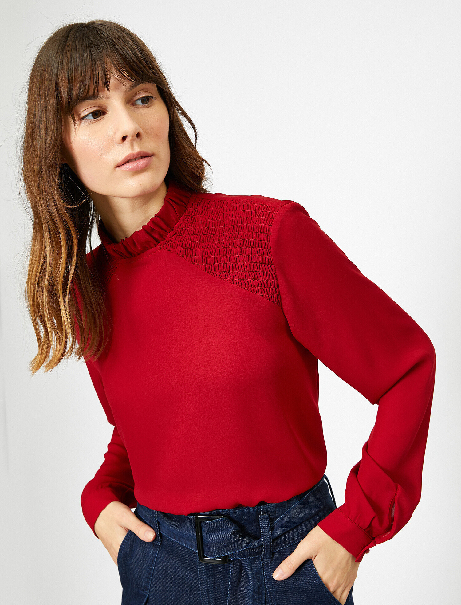 high neck blouse next