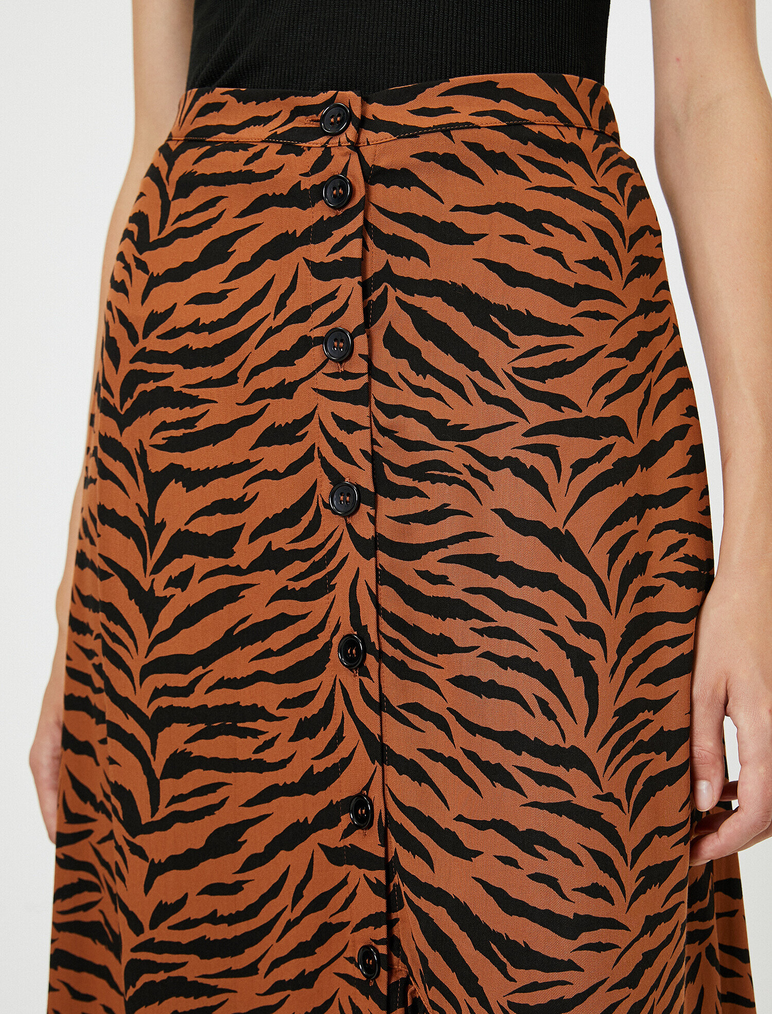 Koton Zebra Desenli Etek Bakır. 6 Koton Zebra Desenli Etek Bakır. 6