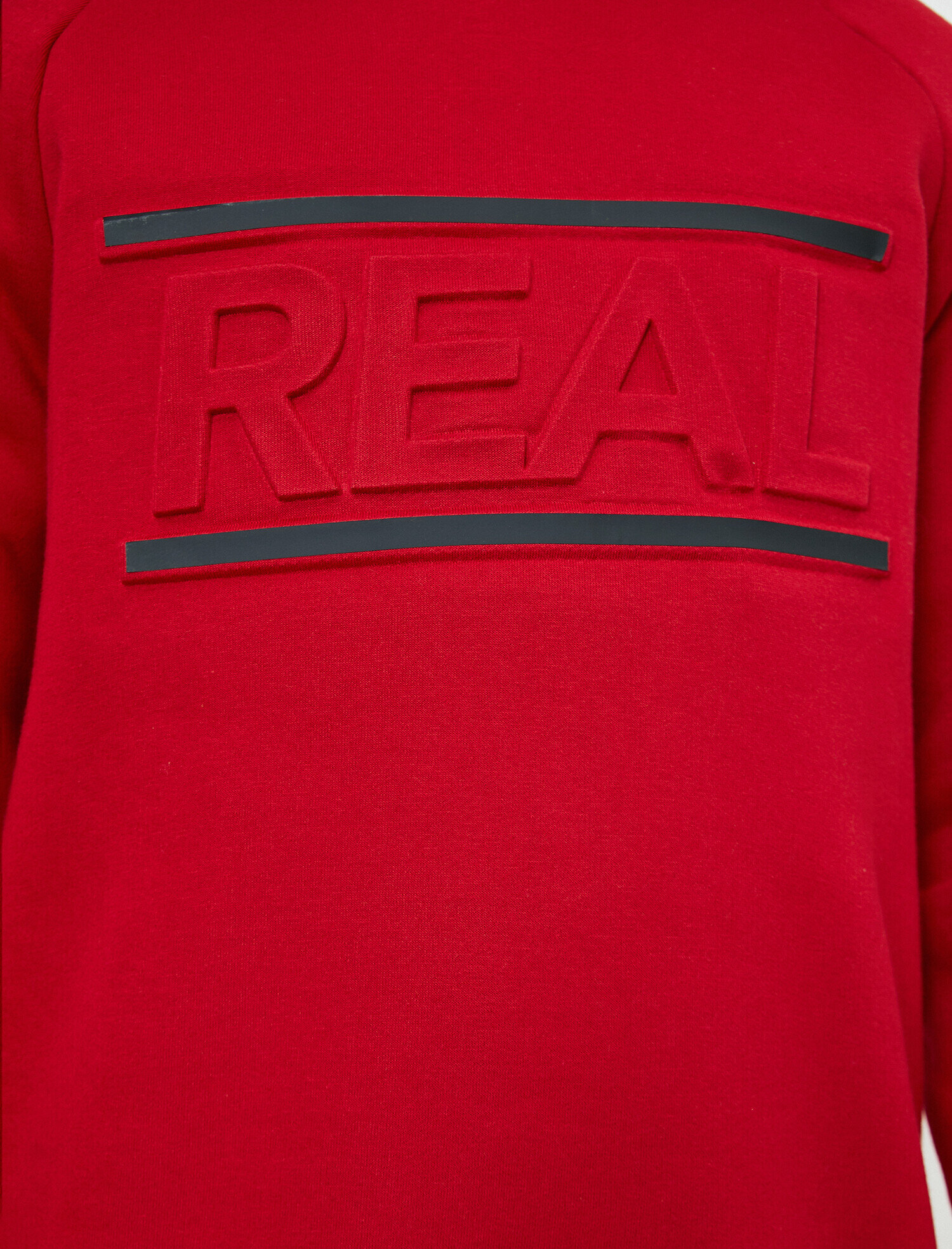 Koton İşlemeli Sweatshirt - Kırmızı. 5