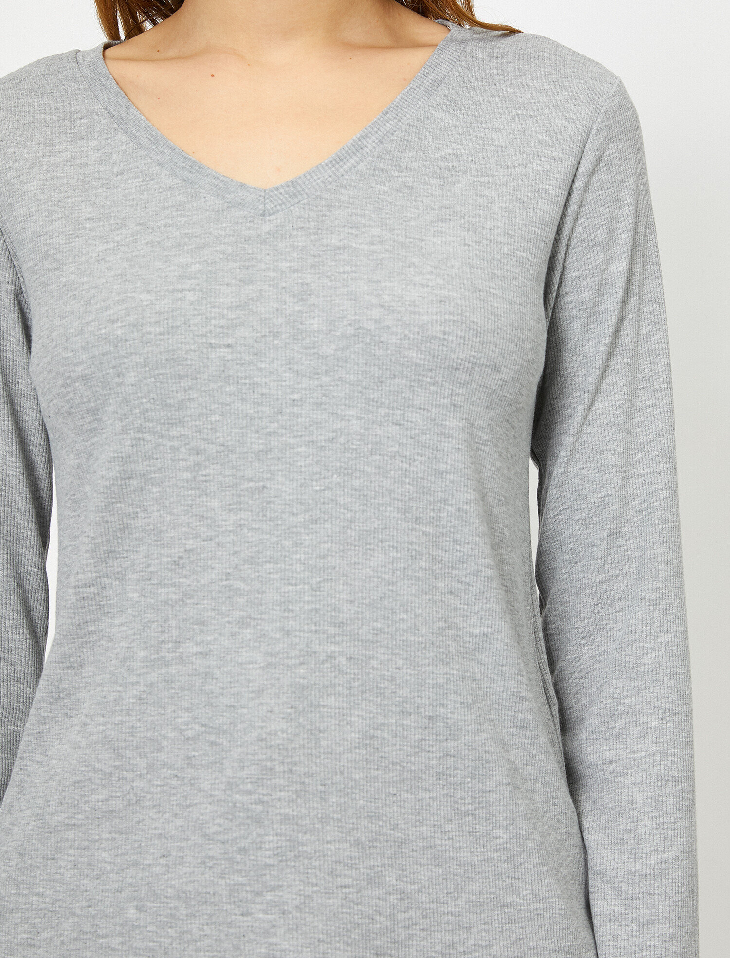 Kadin Beyaz Uzun Kollu Kayik Yaka T Shirt 306423506 Gap