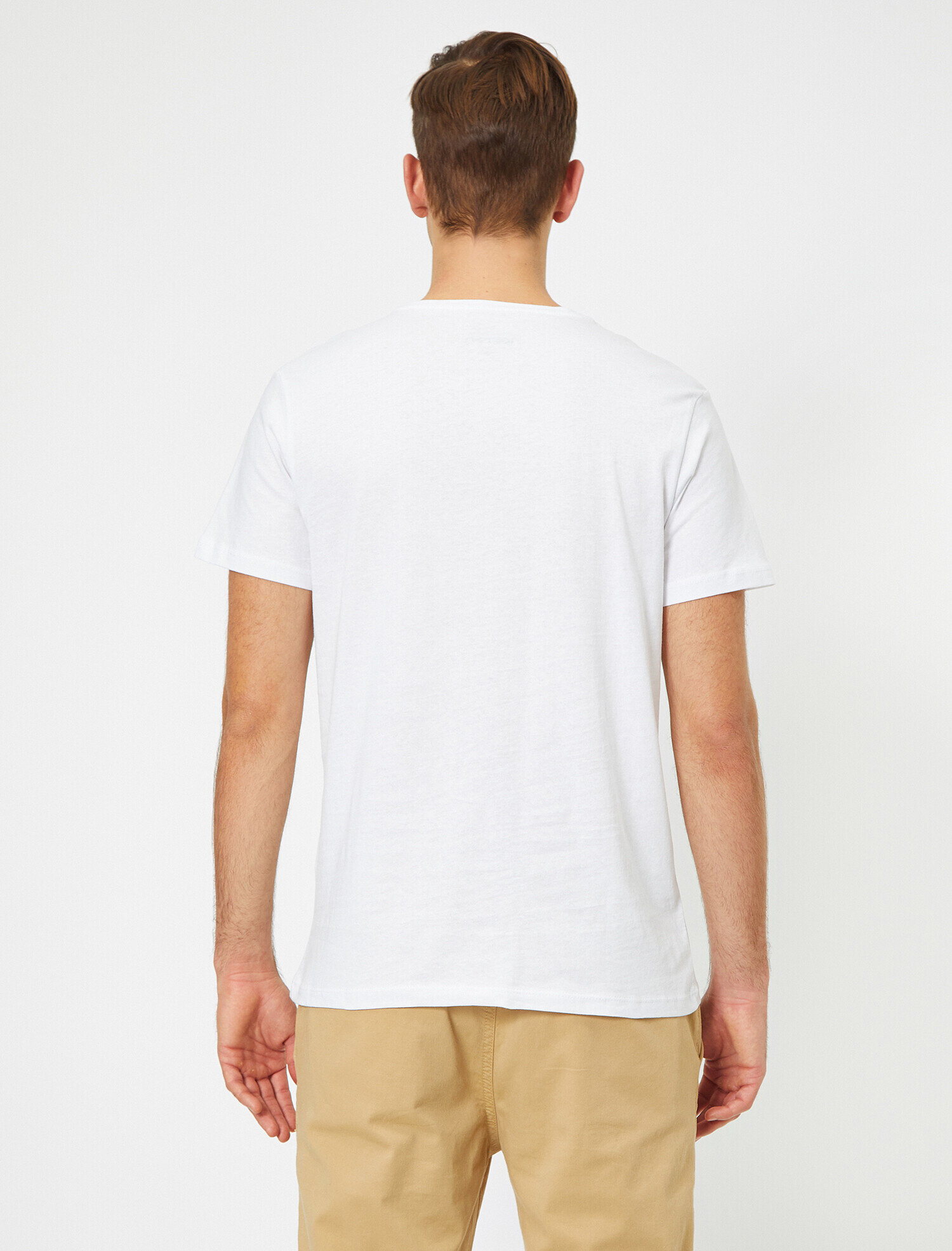 Koton Baskılı T-Shirt - Beyaz. 4