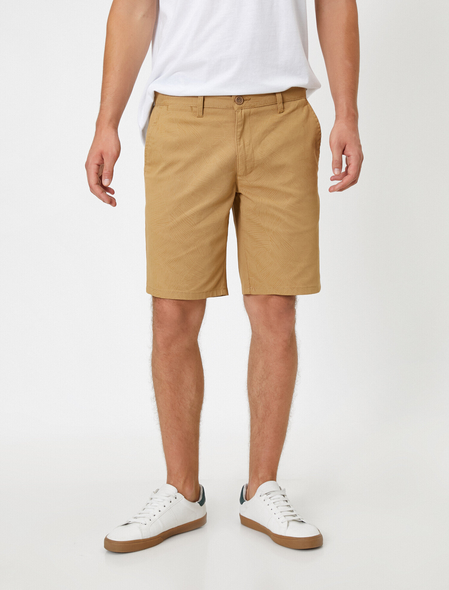 mens tan jean shorts