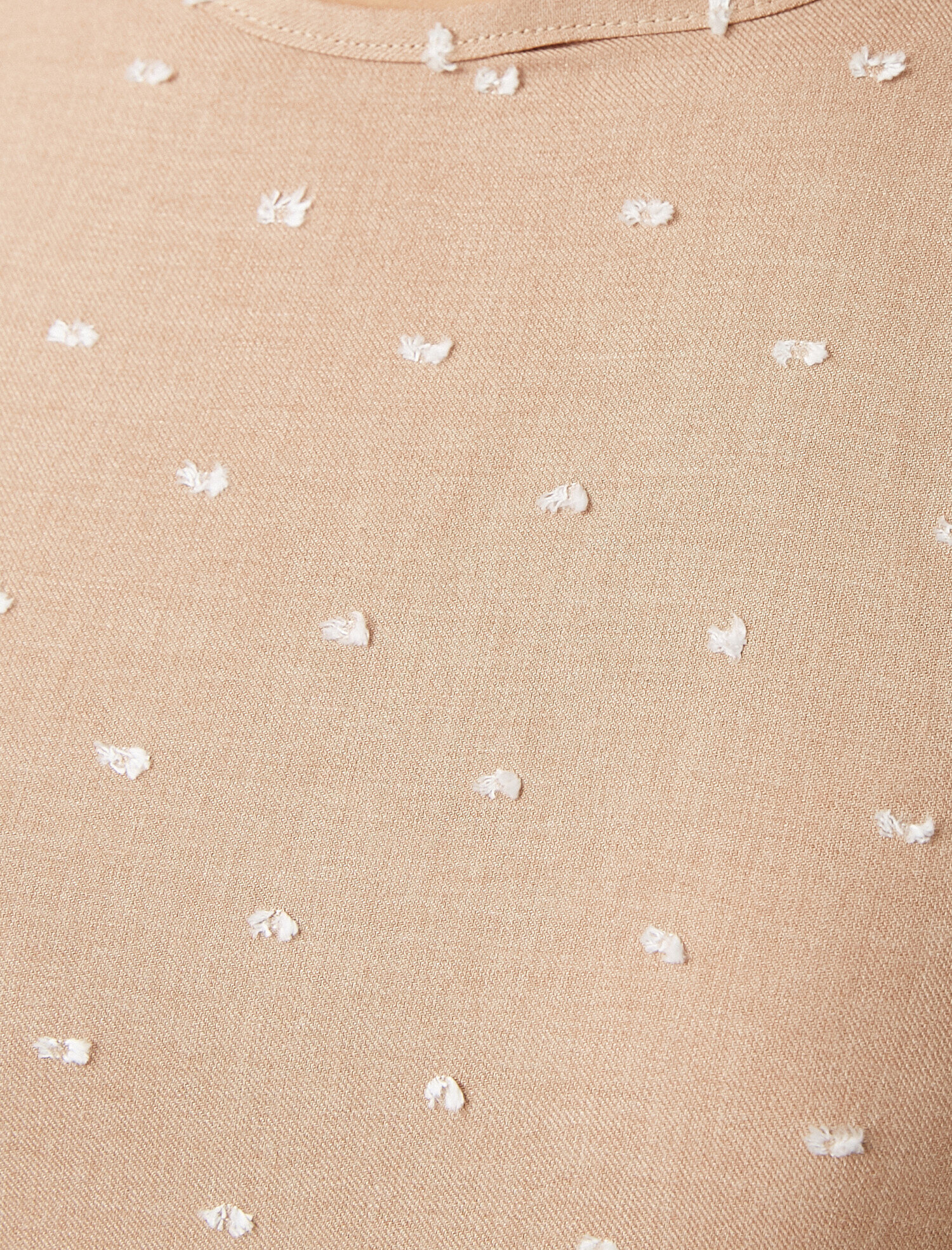 light brown crew neck