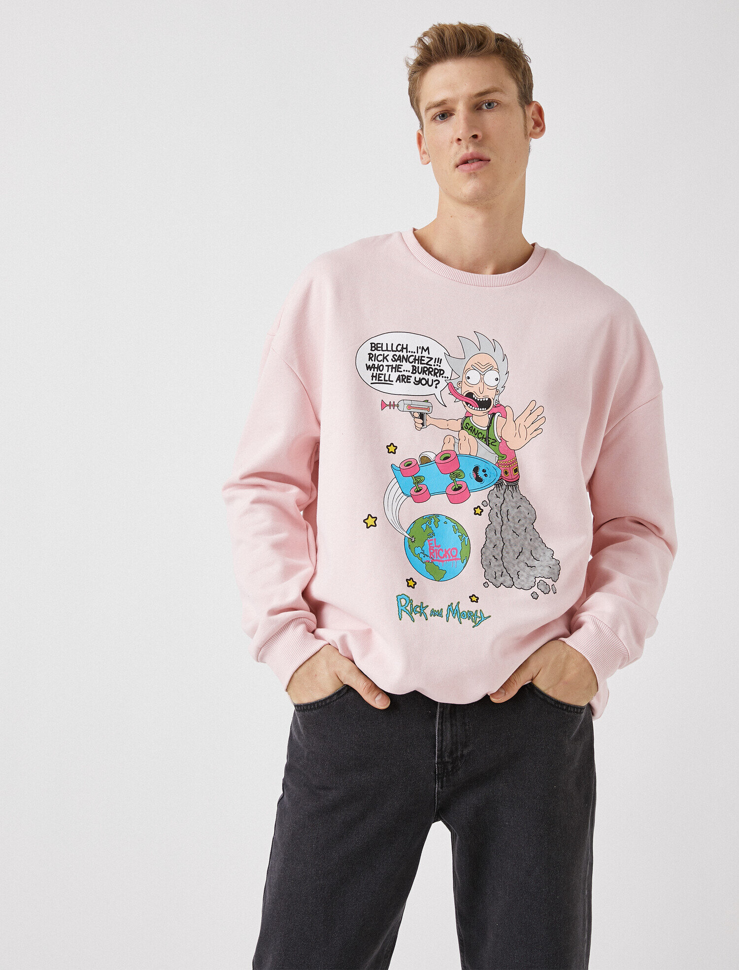 sweatshirt pink men