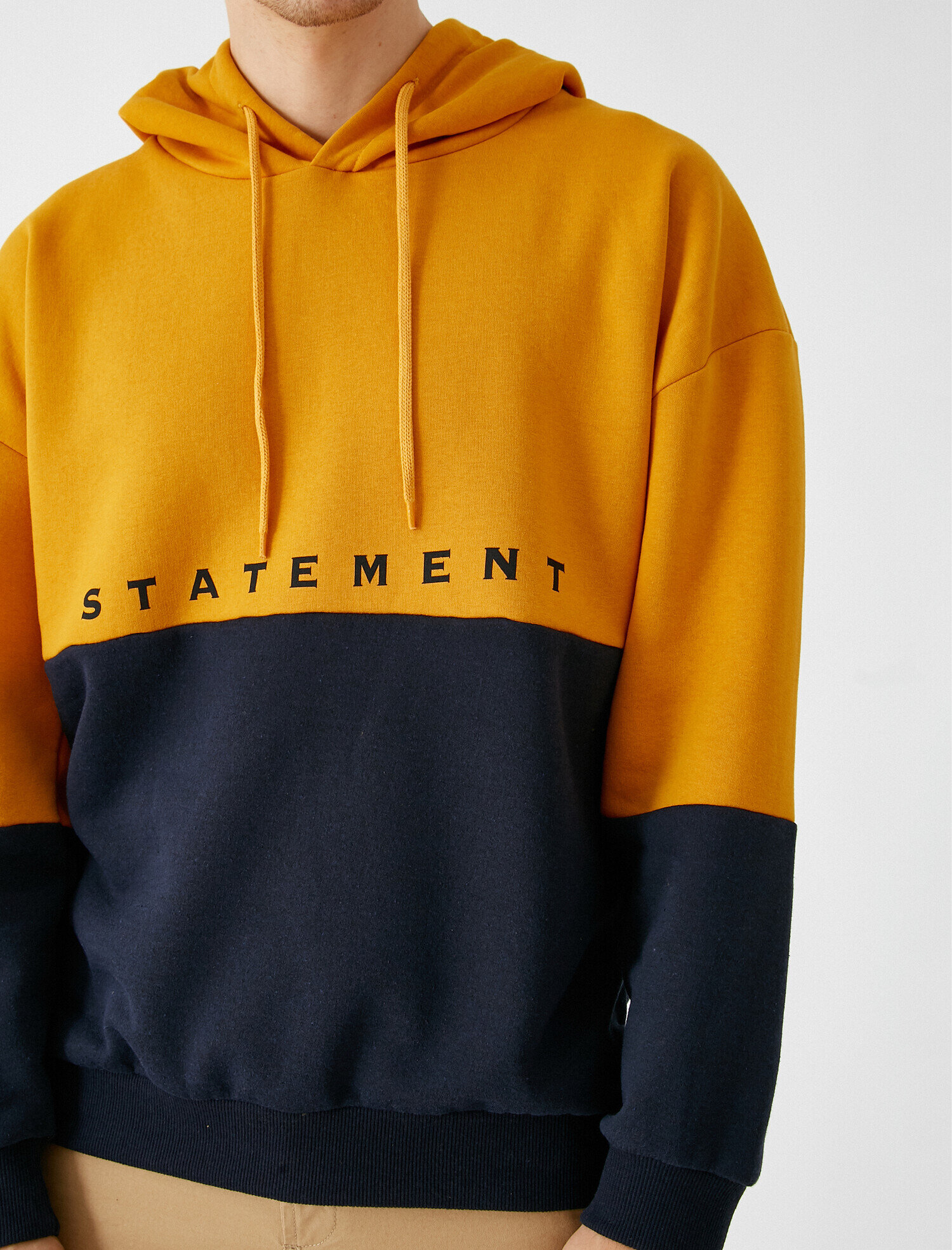 mustard color hoodie