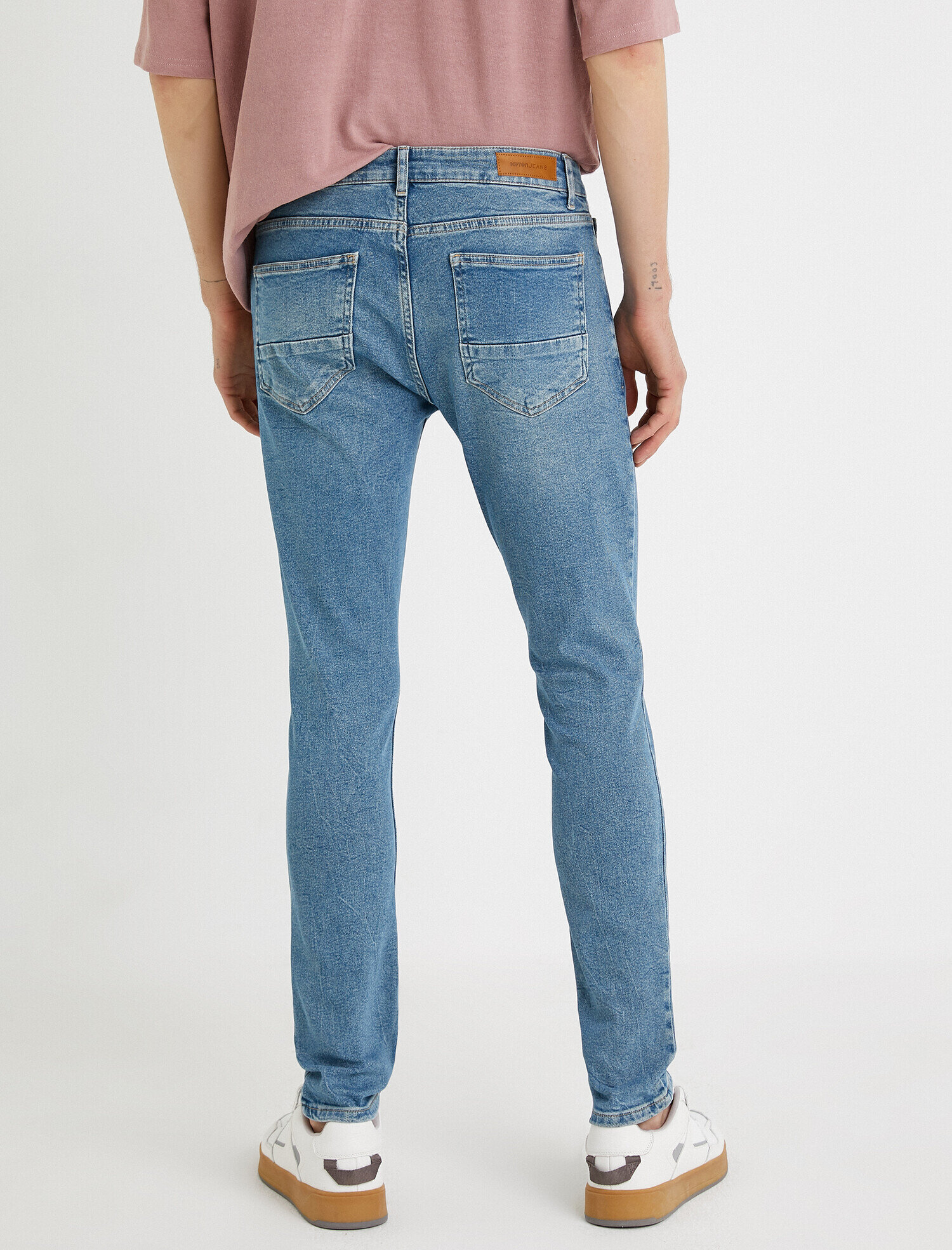 mens blue skinny jean