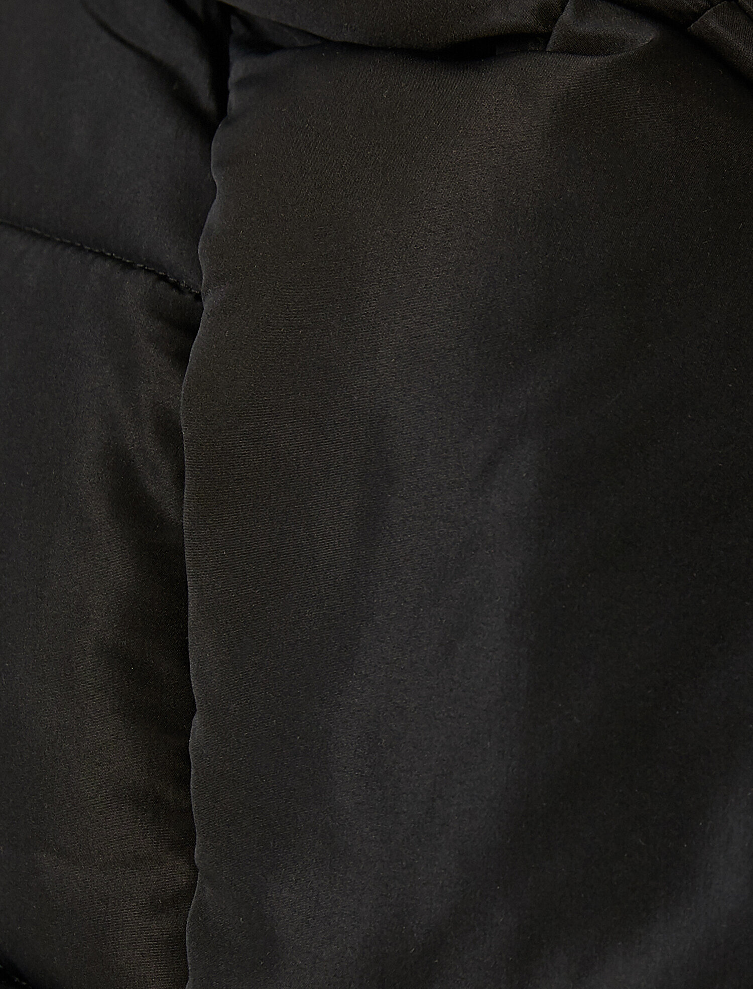 black short bubble coat