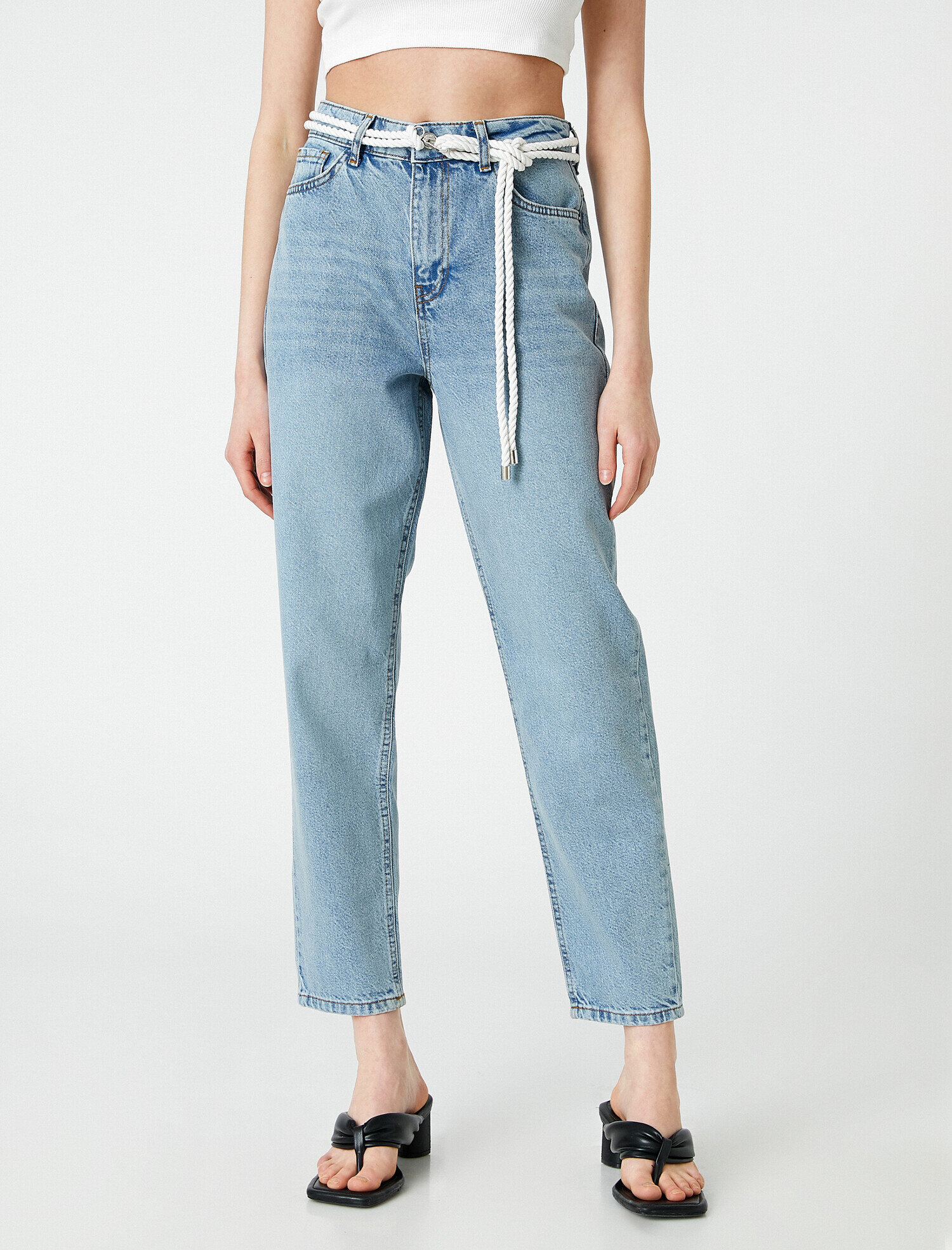 low rise mom jeans