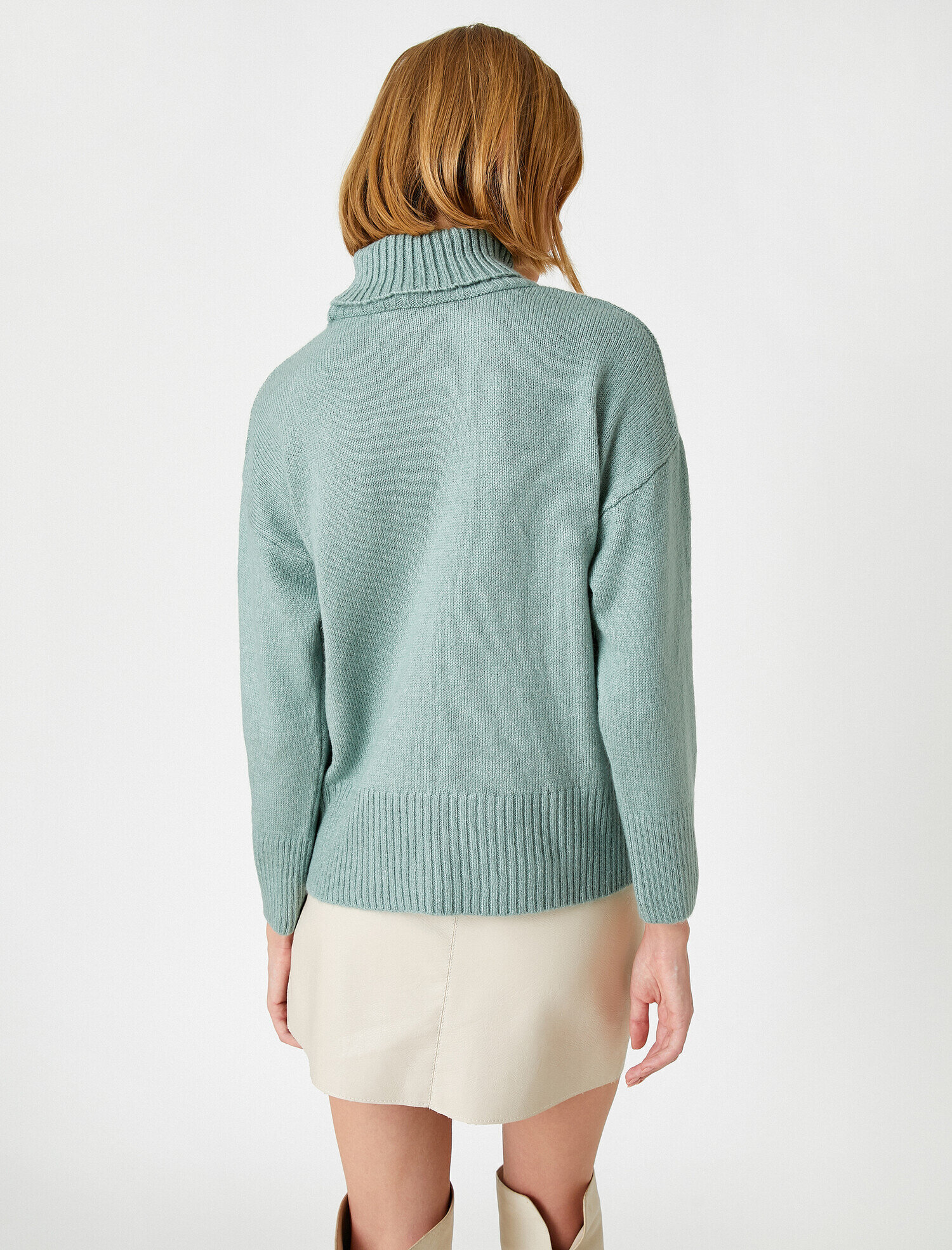 mint knit sweater