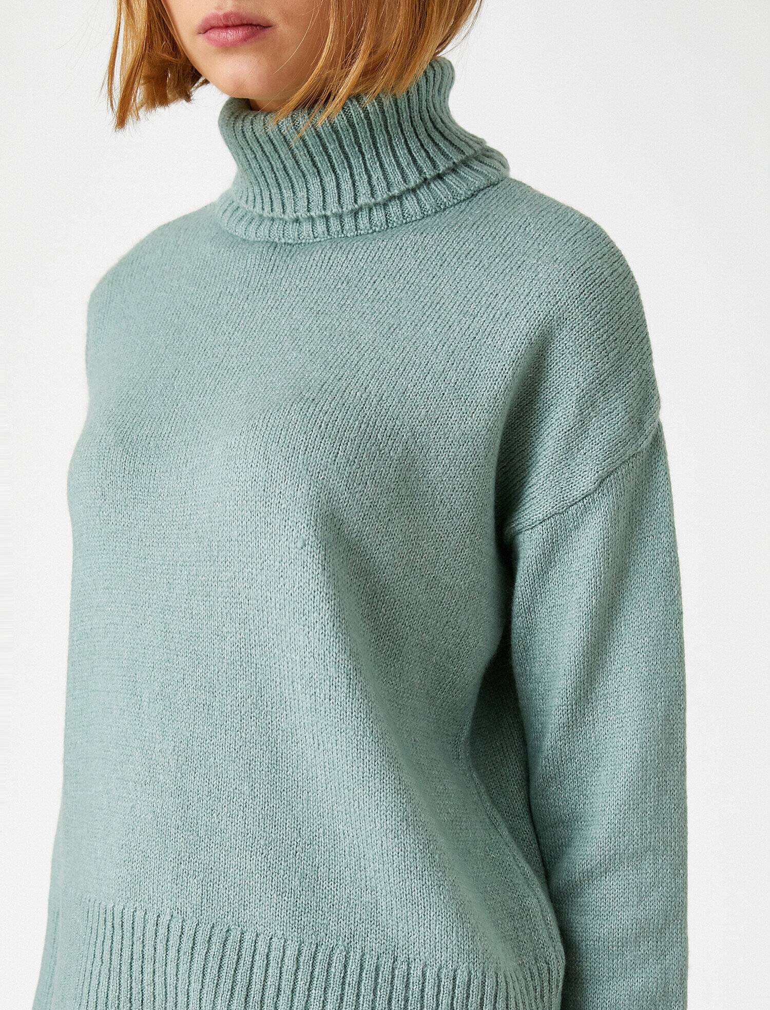 mint knit sweater
