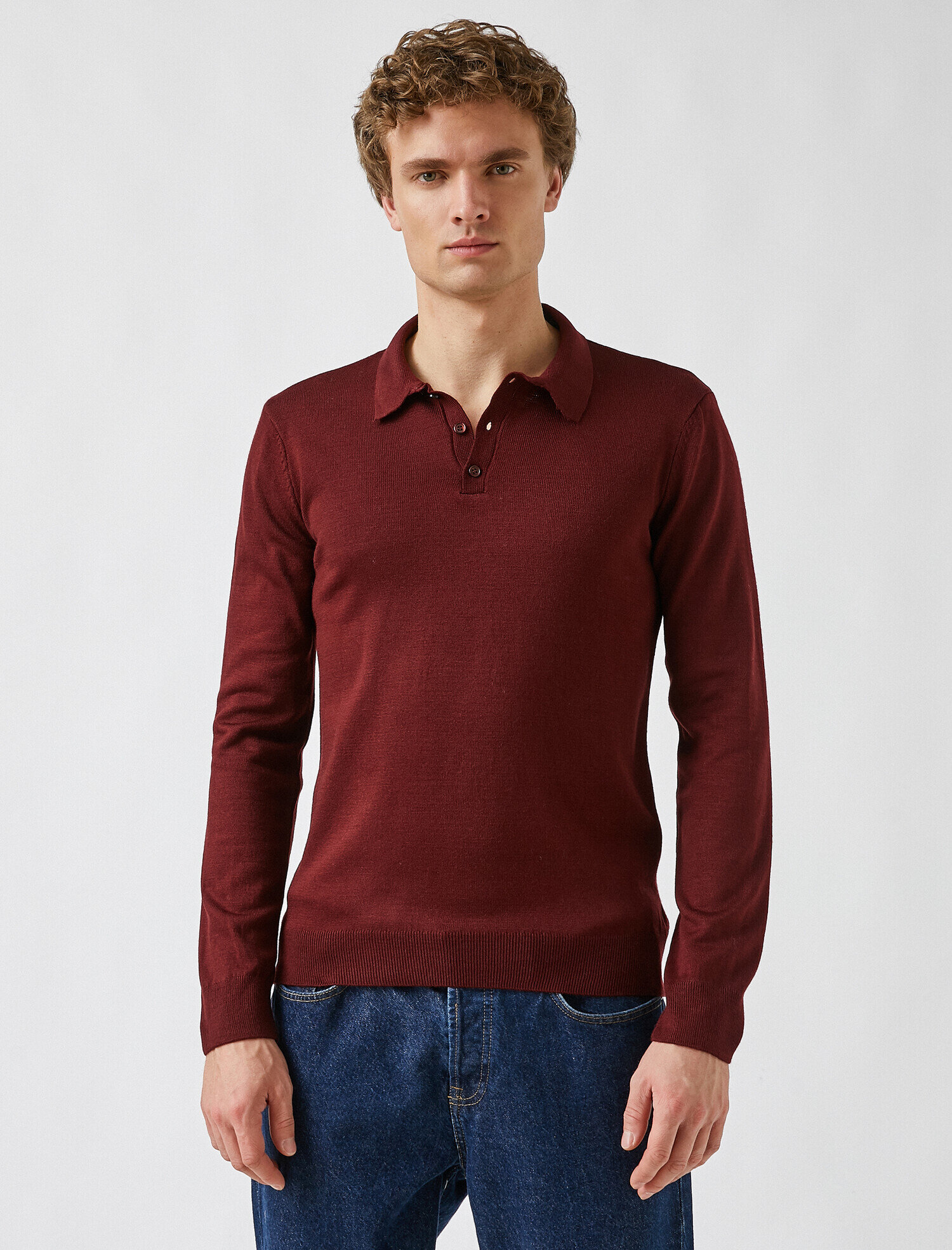 polo maroon sweater