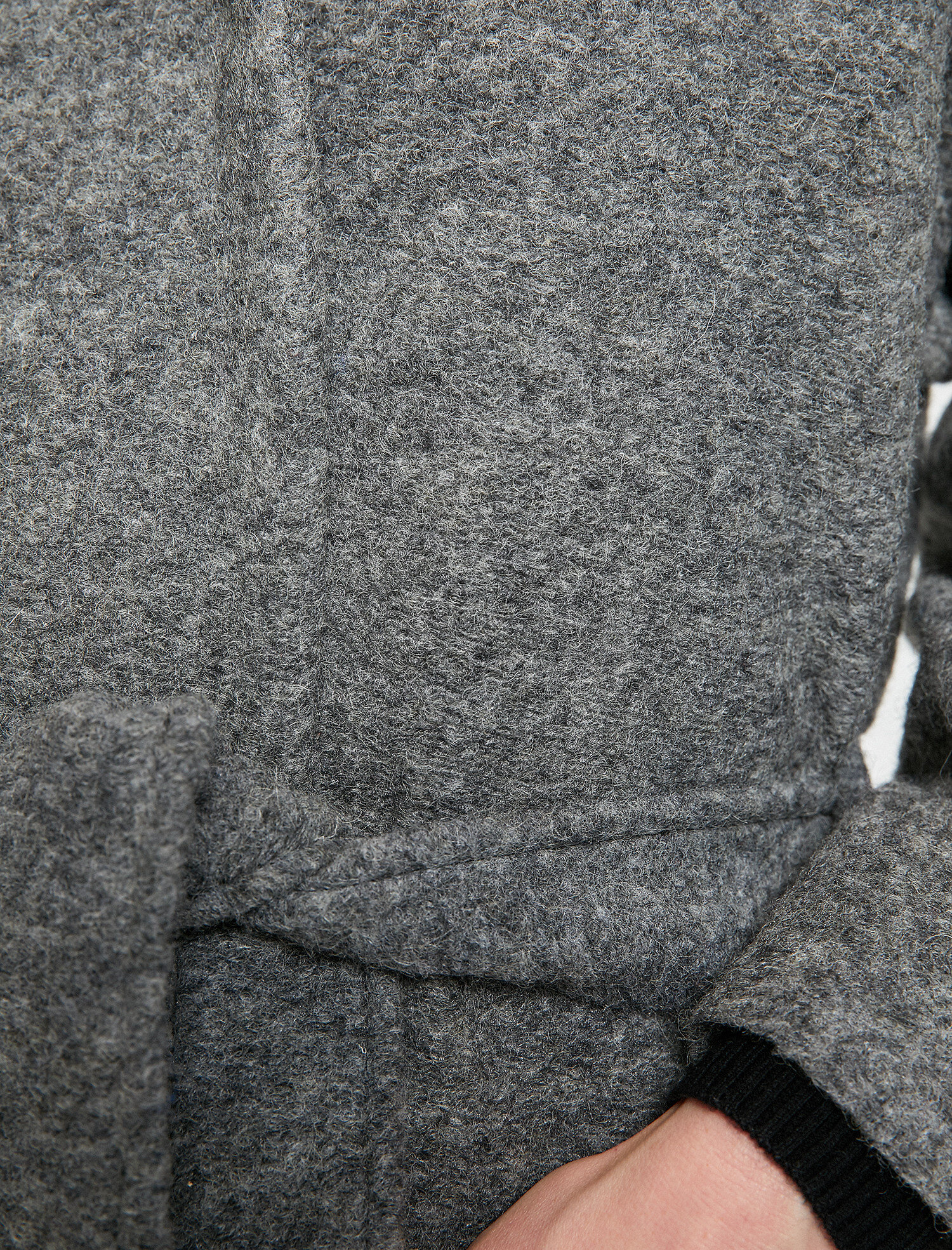 Koton Cep Detaylı Kaban - Gri. 9 Koton Cep Detaylı Kaban - Gri. 9