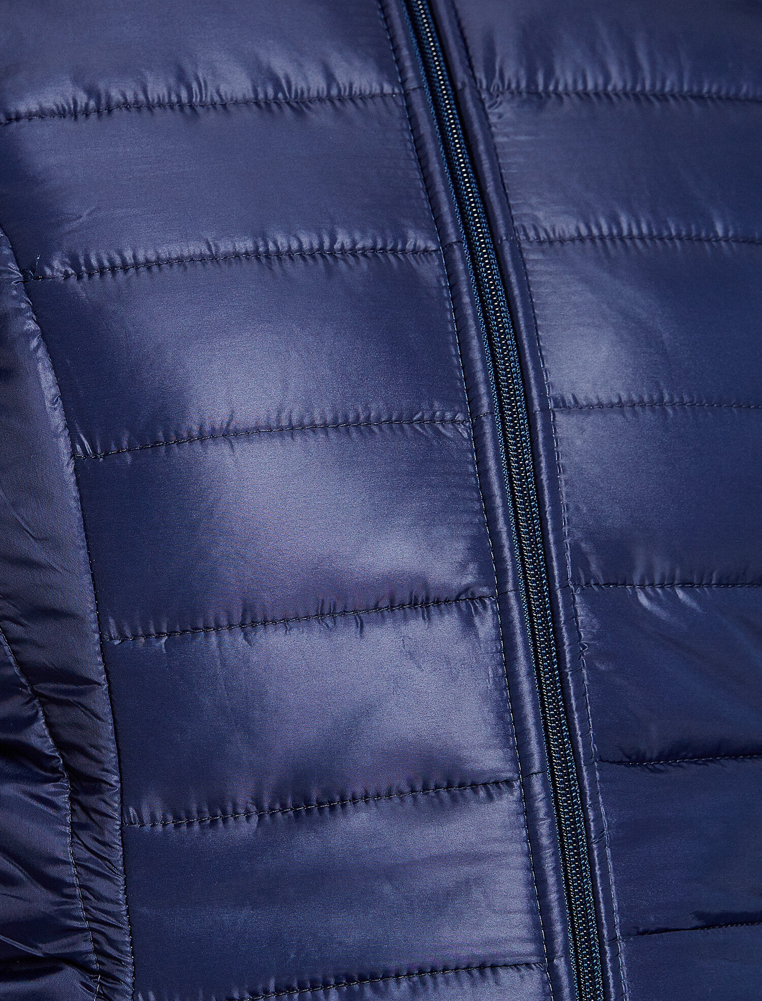 puffer vest blue