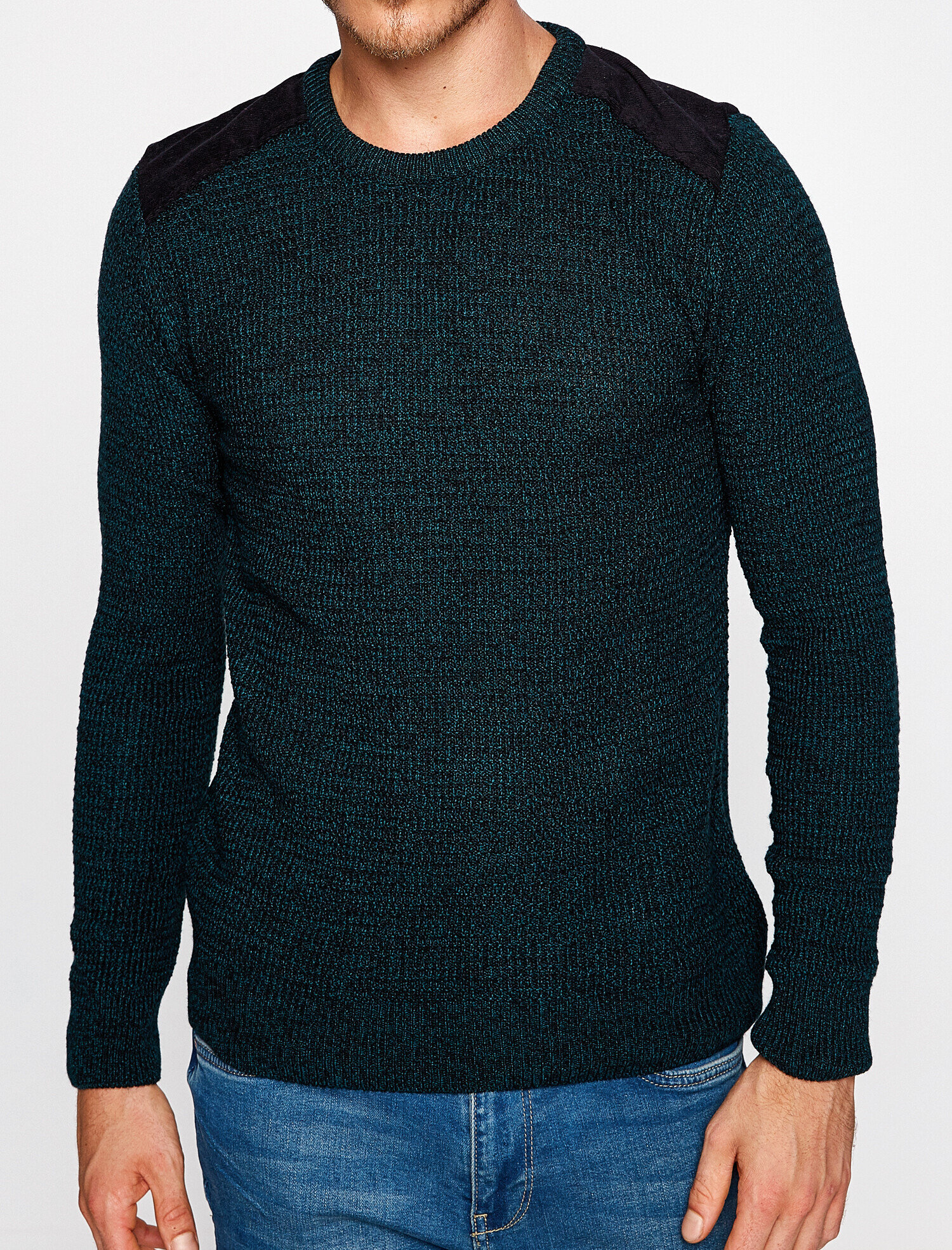 green velvet jumper