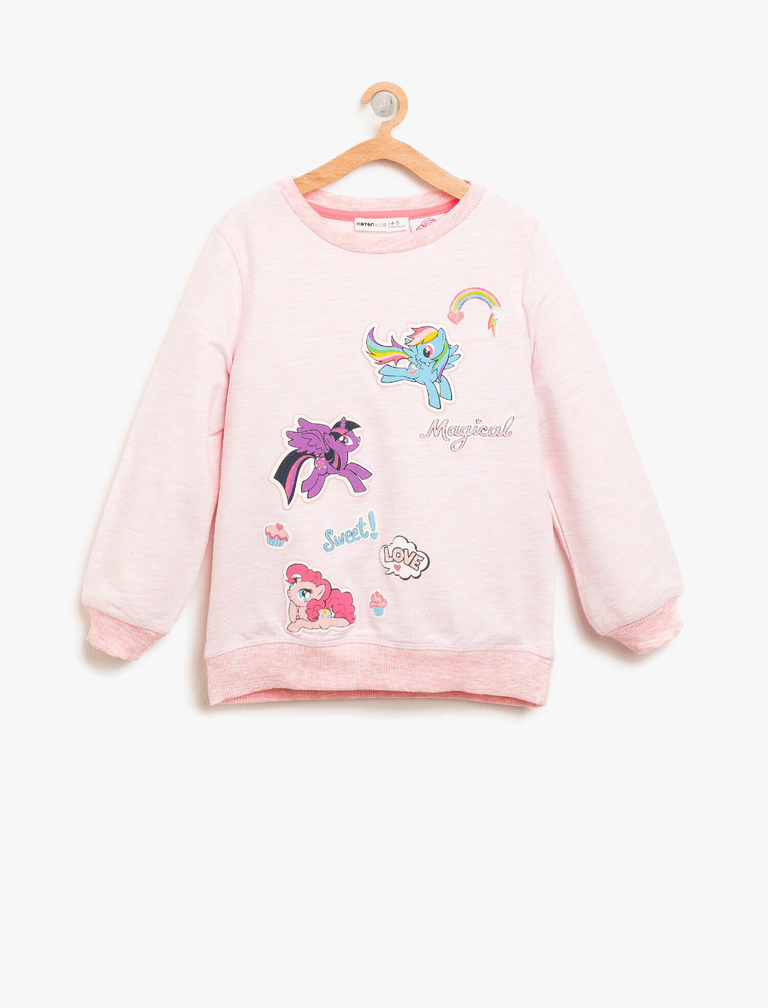 Pink Girls My Little Pony Printed Sweatshirt 8kkg17254okbt4 Koton