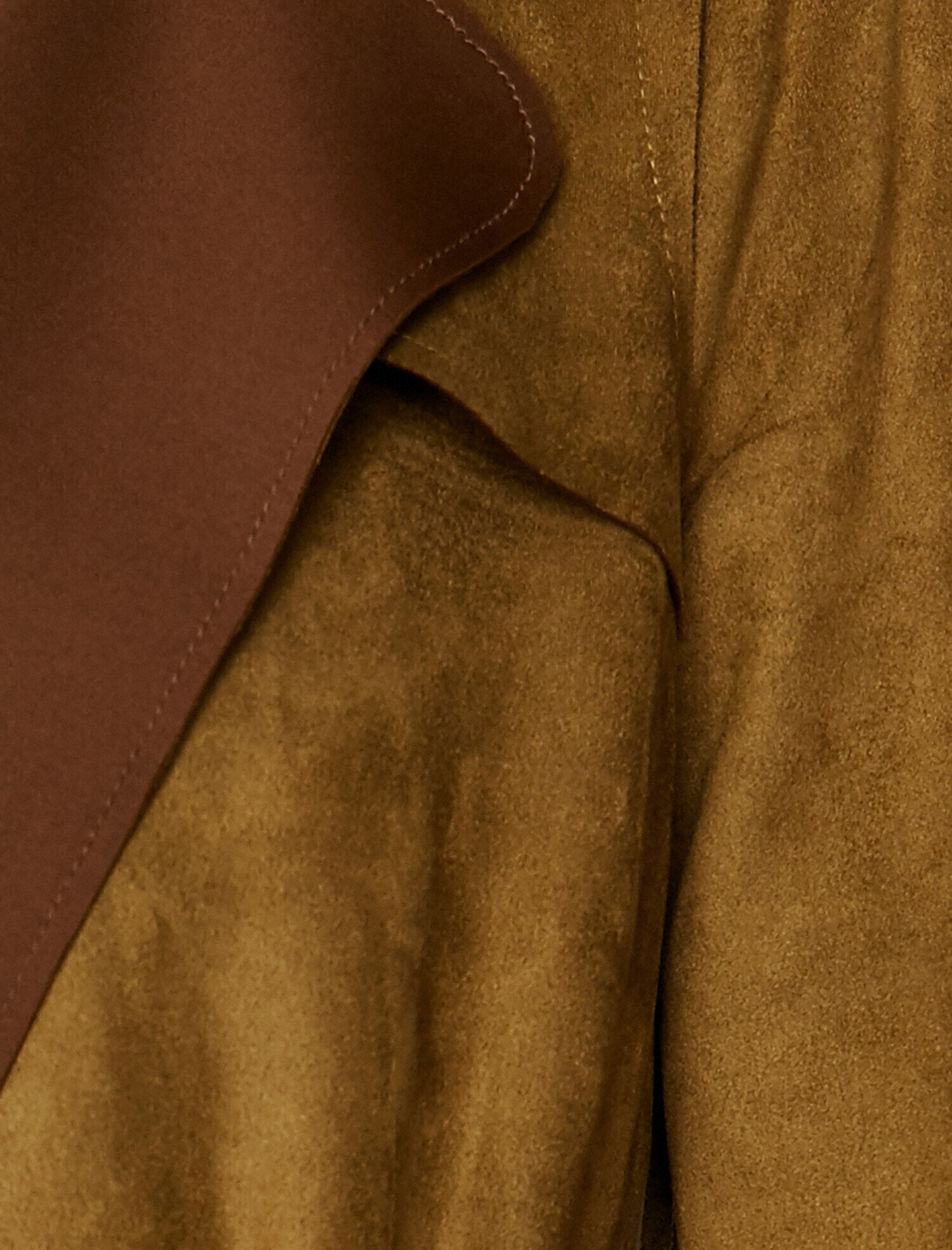 Koton Süet Görünümlü Trençkot. 6