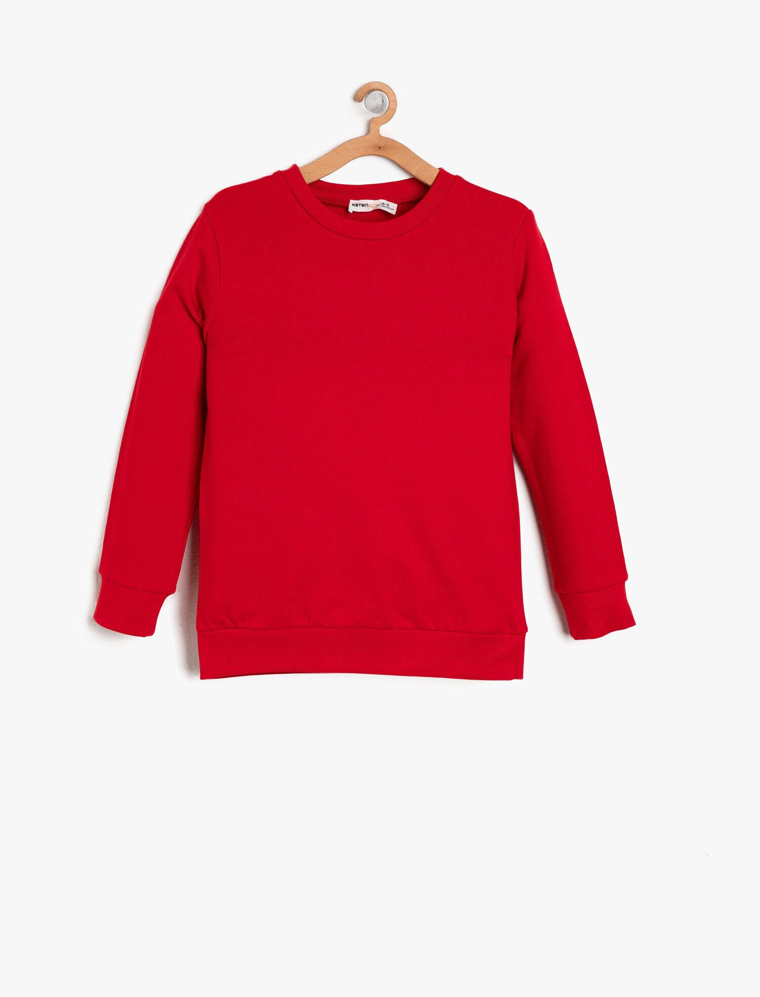 plain red crewneck sweatshirt