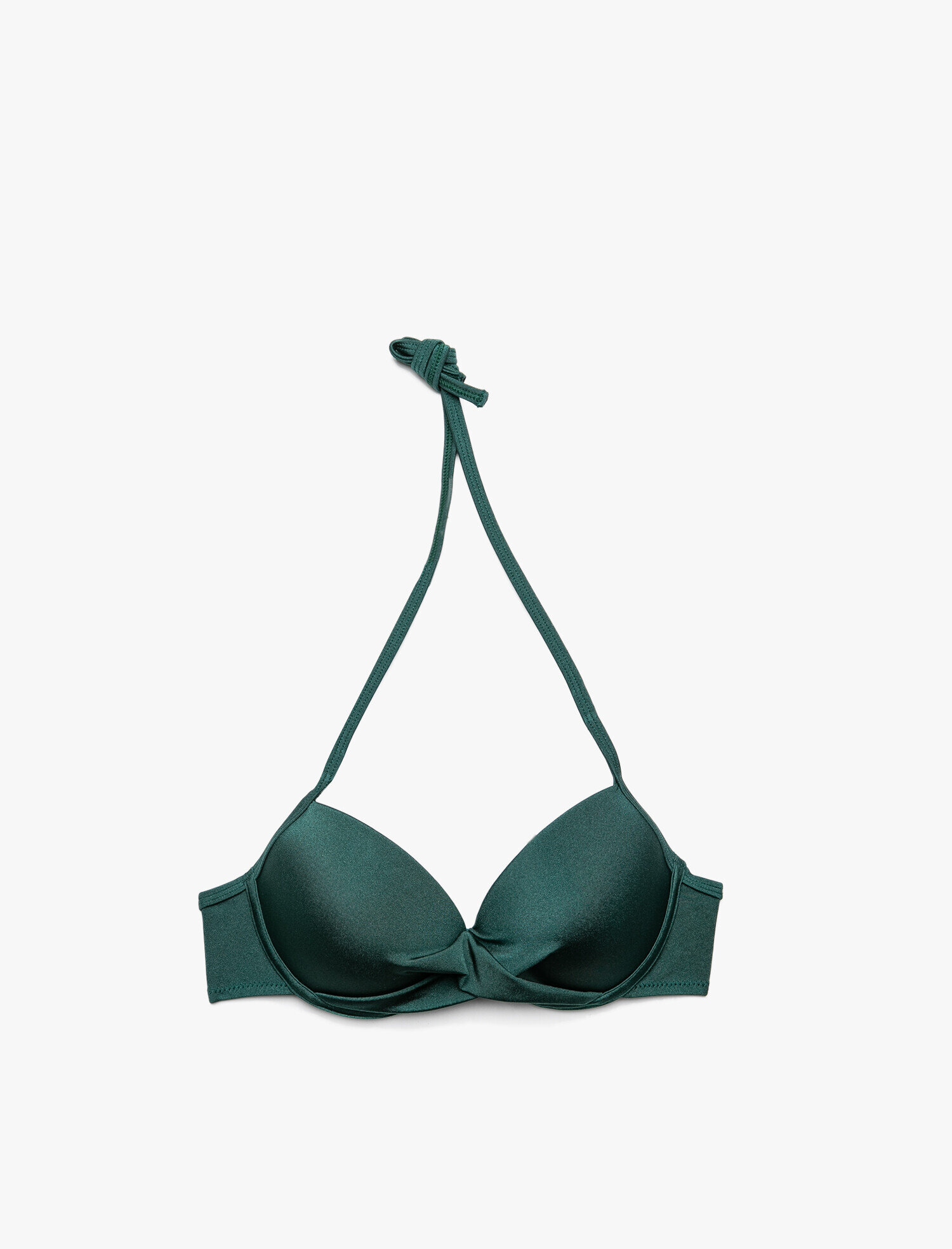 dark green bikini top