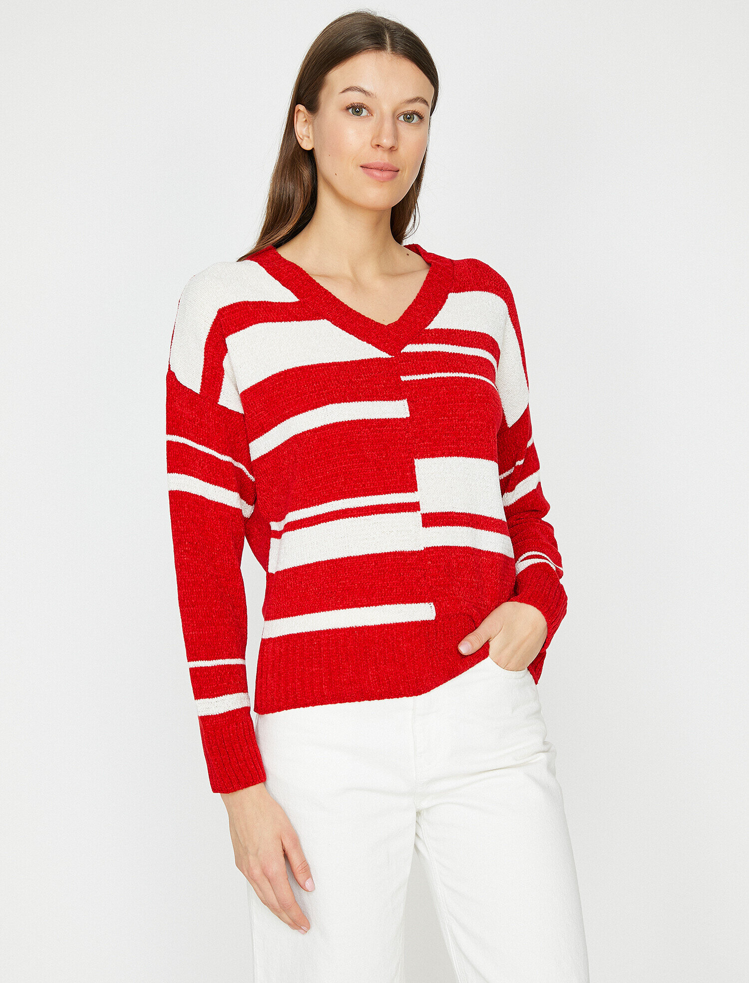 ladies stripe jumper