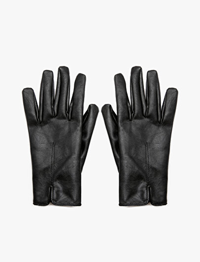 ysl leather gloves