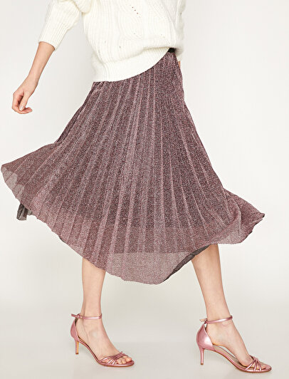 Shimmer Detailed Skirt