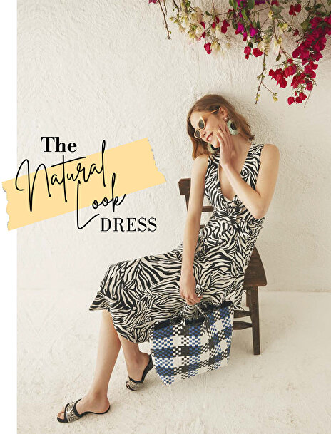 Koton Kadın The Natural Look Dress – Doğal Dokulu Elbise