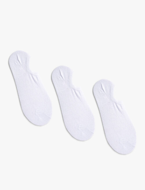 Kadın Çorap Seti - Beyaz Koton