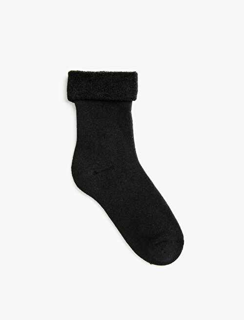 Kadın Çorap - Siyah Koton