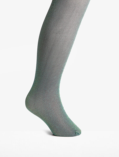 Külotlu Çorap - Gri Koton