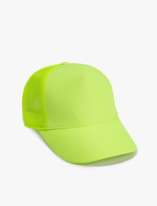 Fileli Şapka - Neon Sarı
