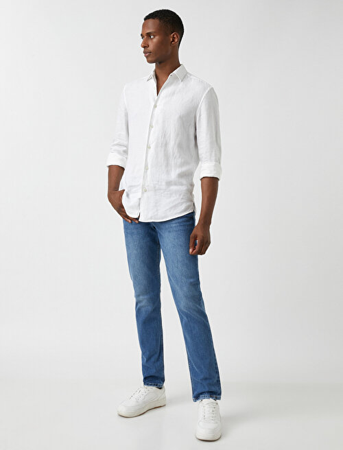 Slim Fit Premium Kot Pantolon - Brad Jean - İndigo Koton