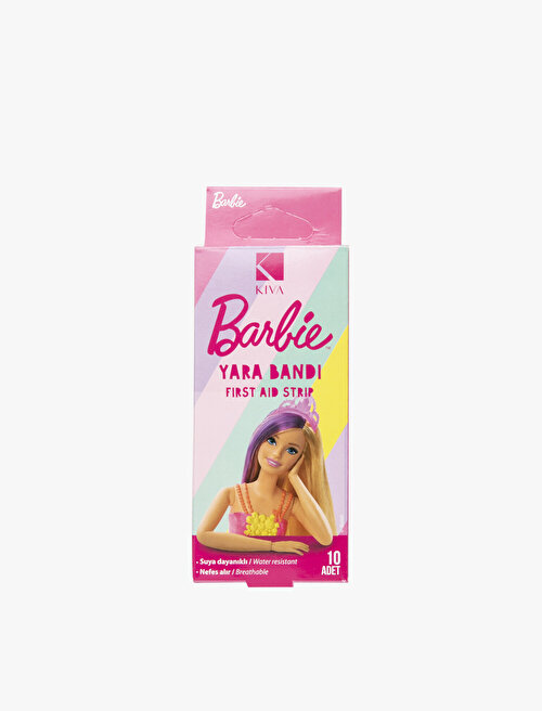 Barbie Lisanslı Suya Dayanıklı Yara Bandı - Fuşya Koton