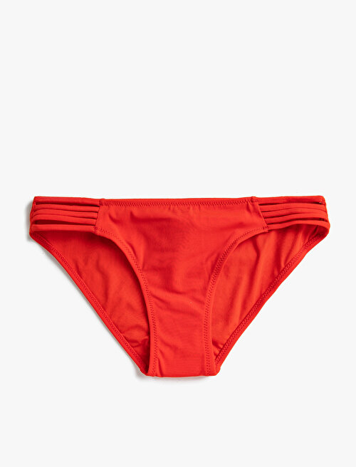Düşük Bel Bikini Alt - Kırmızı Koton