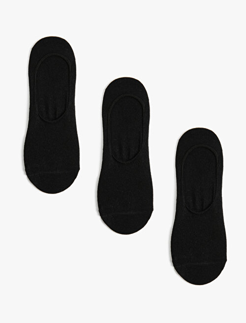 3'lü Erkek Çorap - Siyah