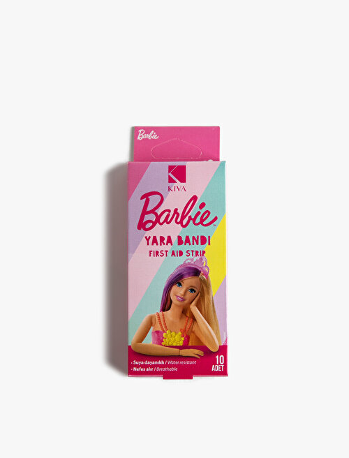 Barbie Lisanslı Yara Bandı - Fuşya Koton