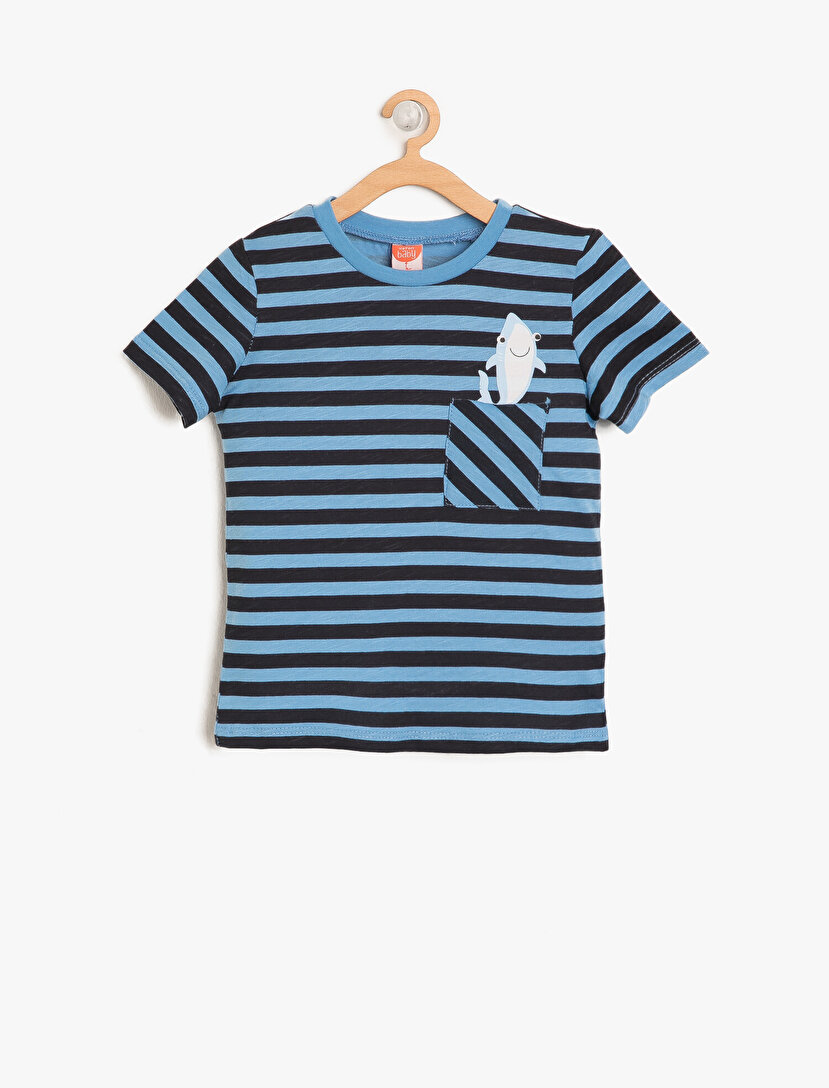 Color Block 12 18 24 Month Baby Boys Short Sleeve Knit Polo Shirt Striped