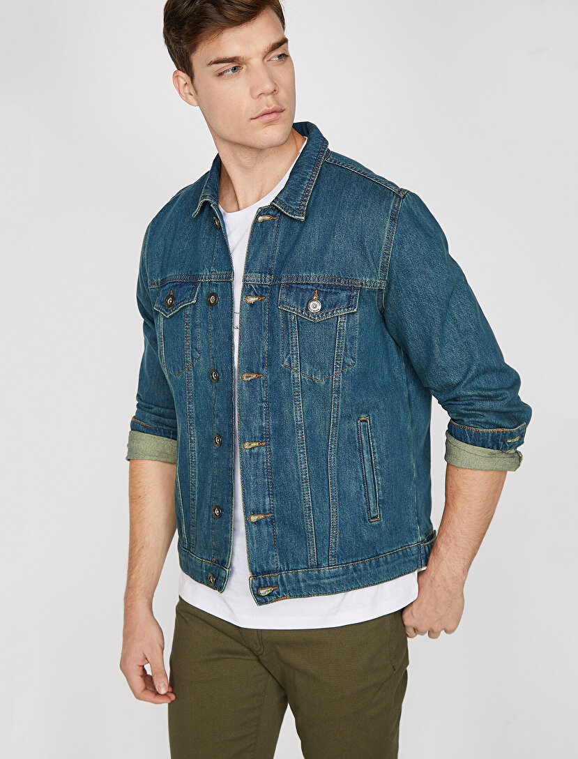 Erkek Jean Ceket Modelleri Ve Fiyatları Koton Jean Ceket