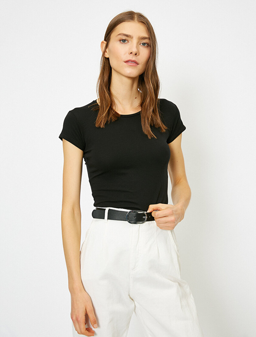 Bisiklet Yaka T-Shirt