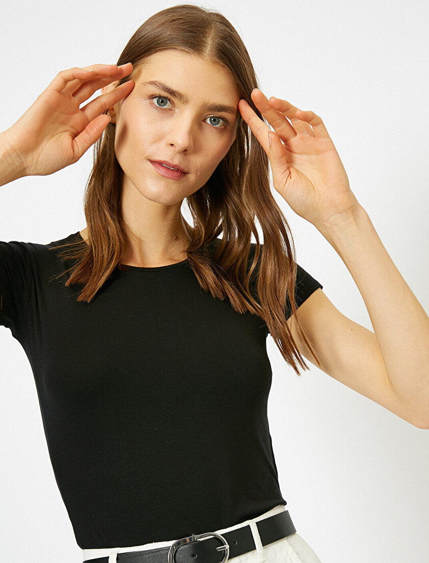 Bisiklet Yaka T-Shirt