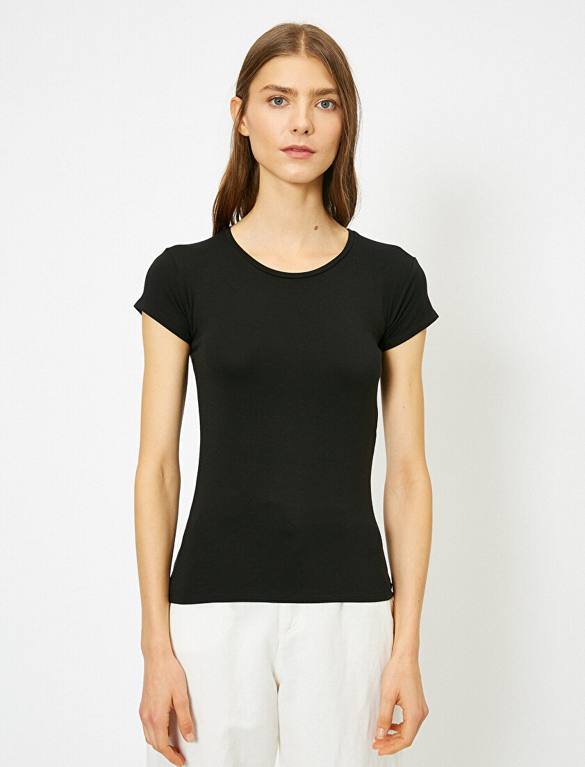 Bisiklet Yaka T-Shirt