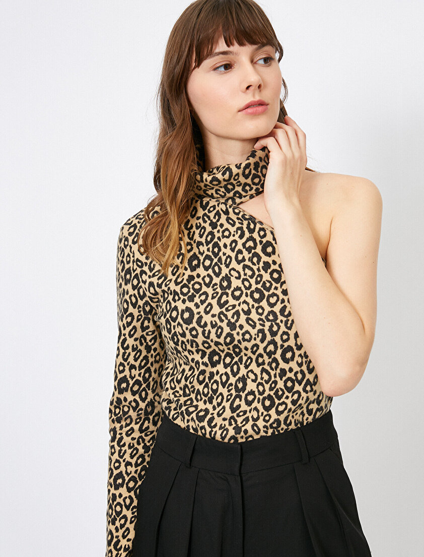 Leopar Desenli T-Shirt