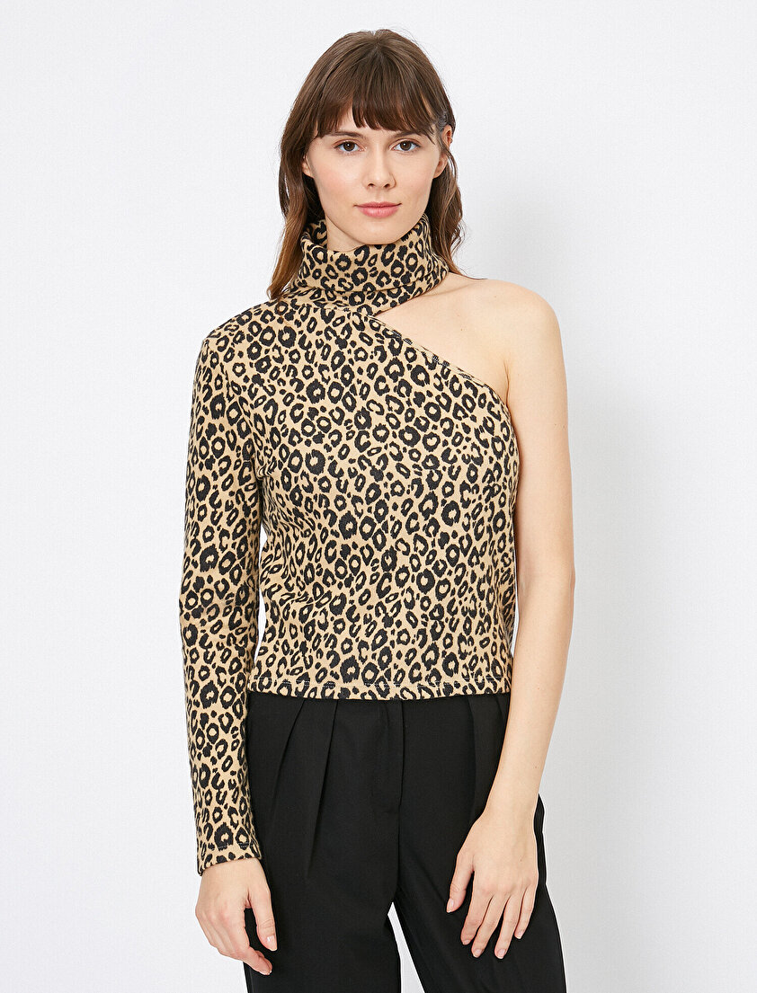 Leopar Desenli T-Shirt