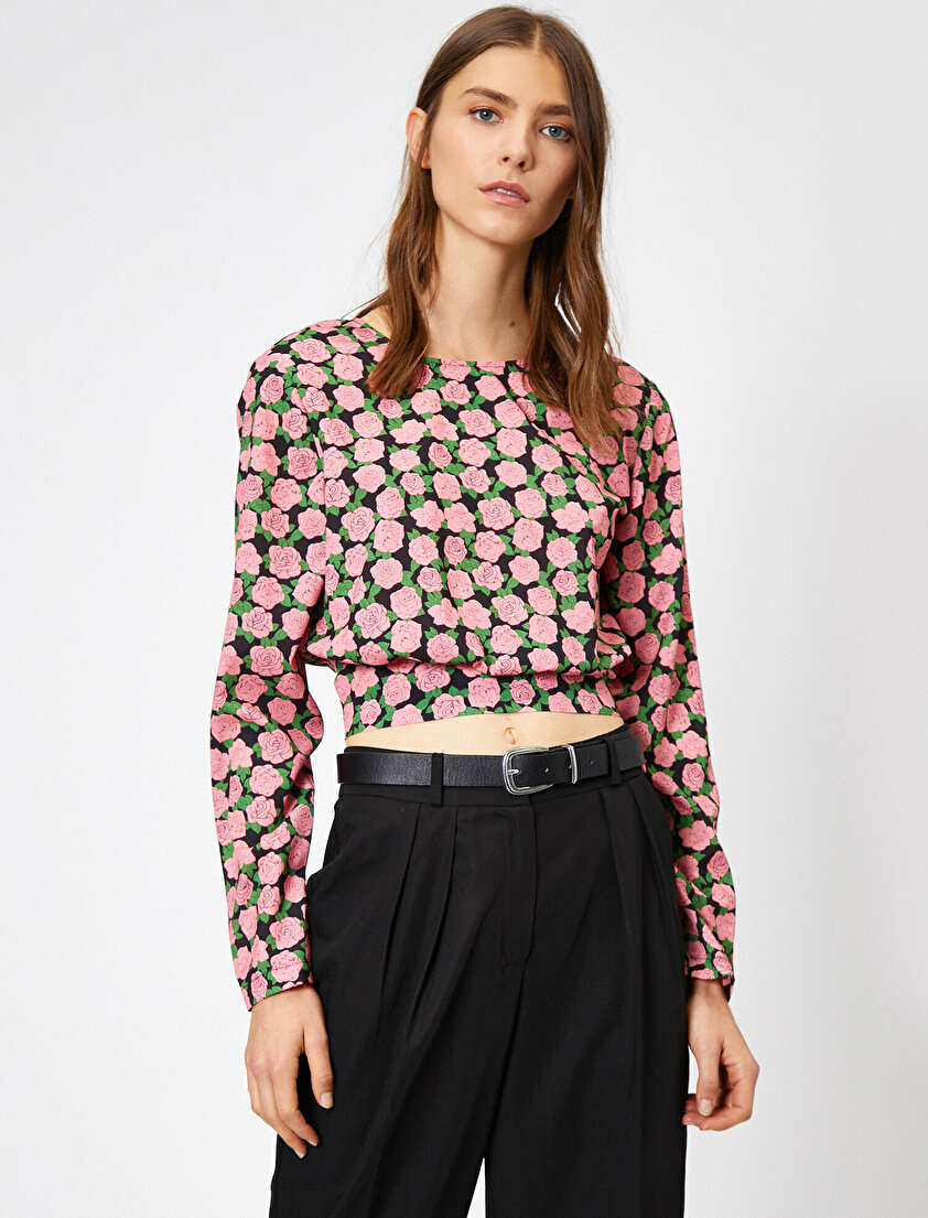 Desenli Blouse