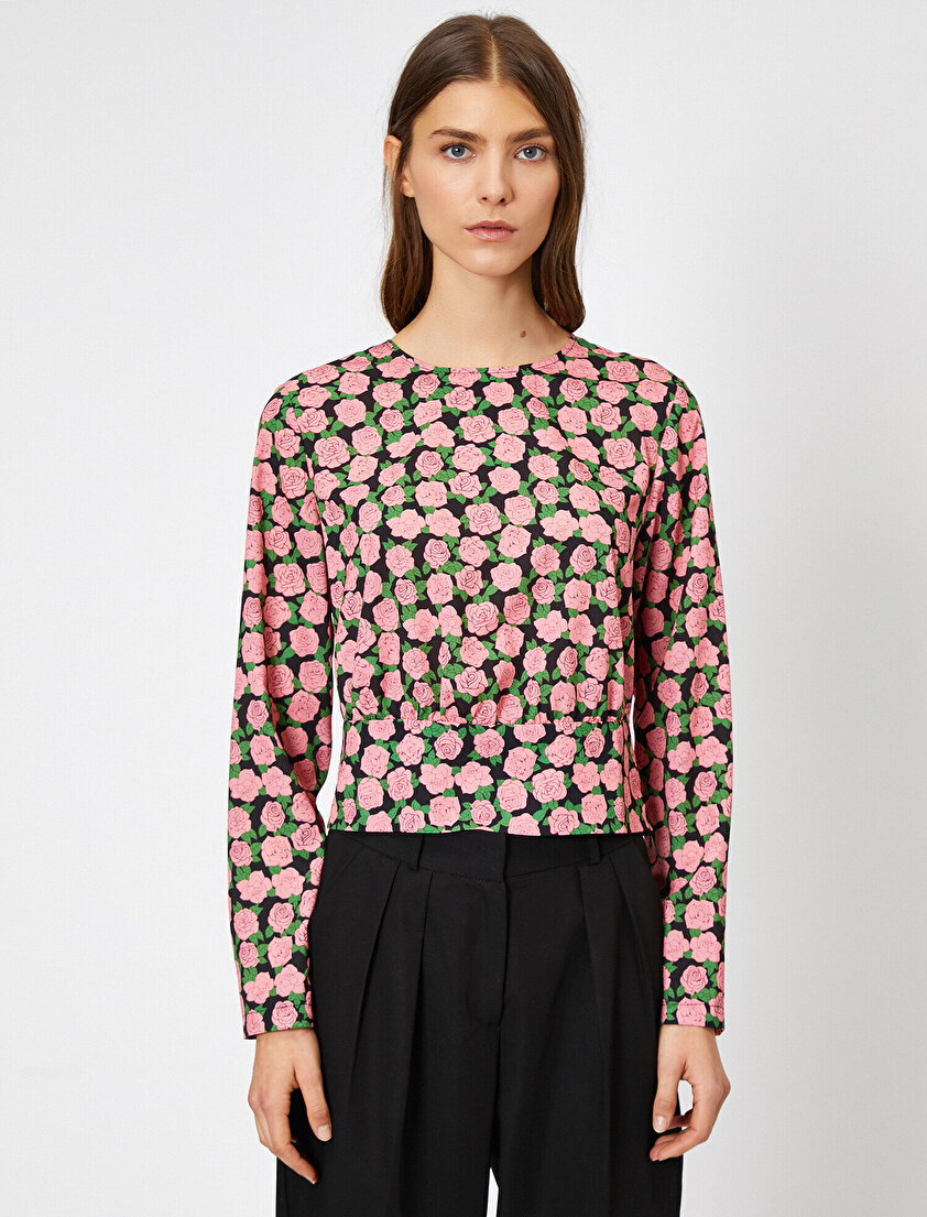 Desenli Blouse