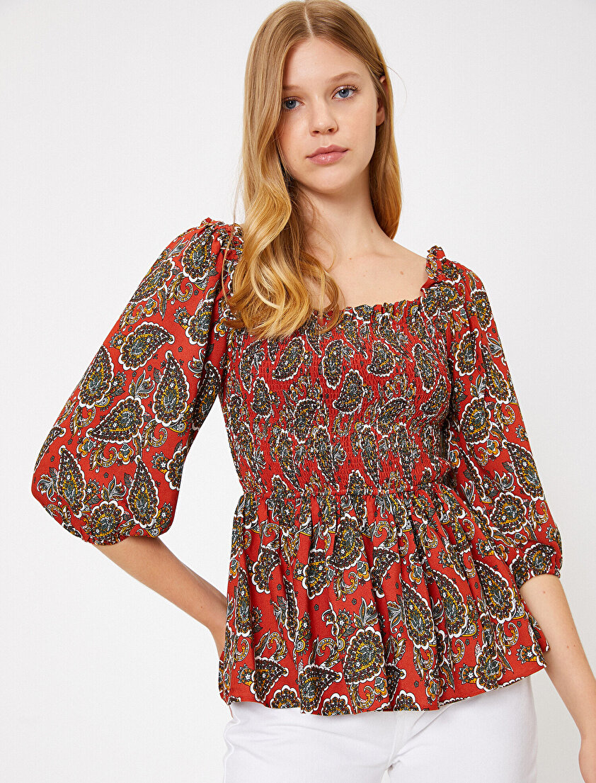 Desenli Bluz