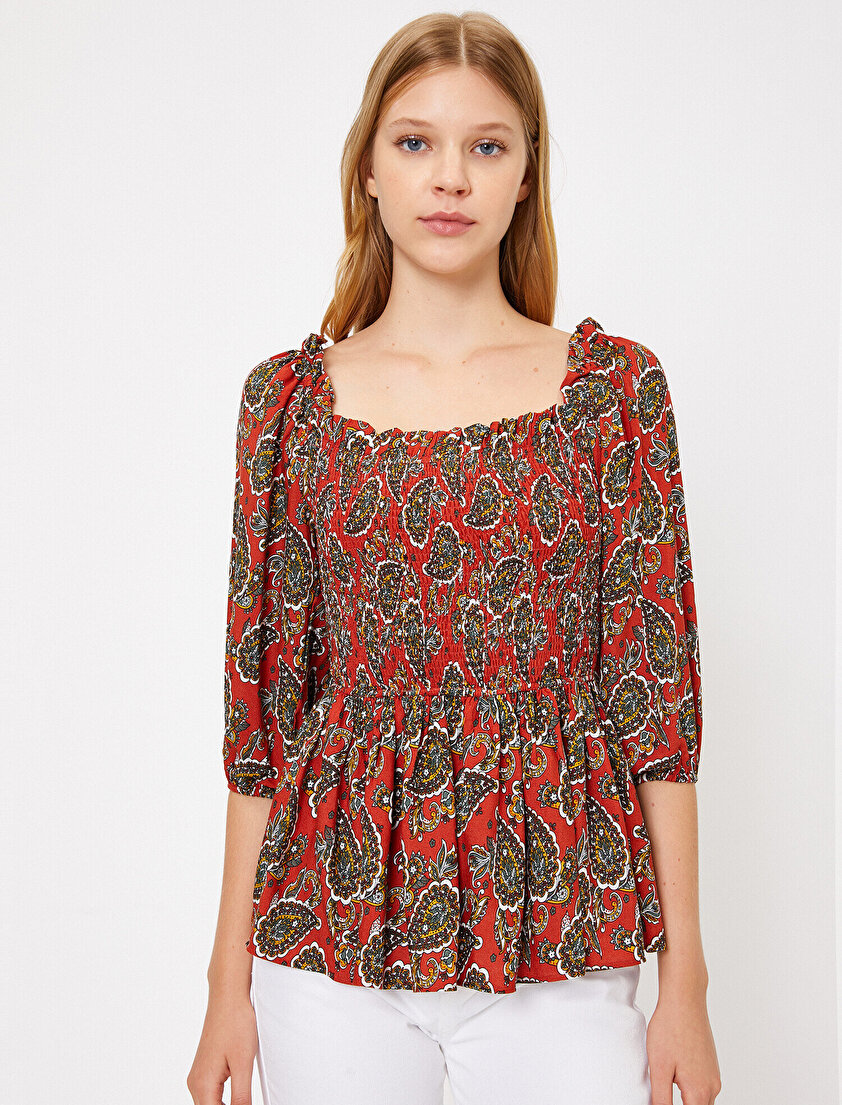 Desenli Bluz
