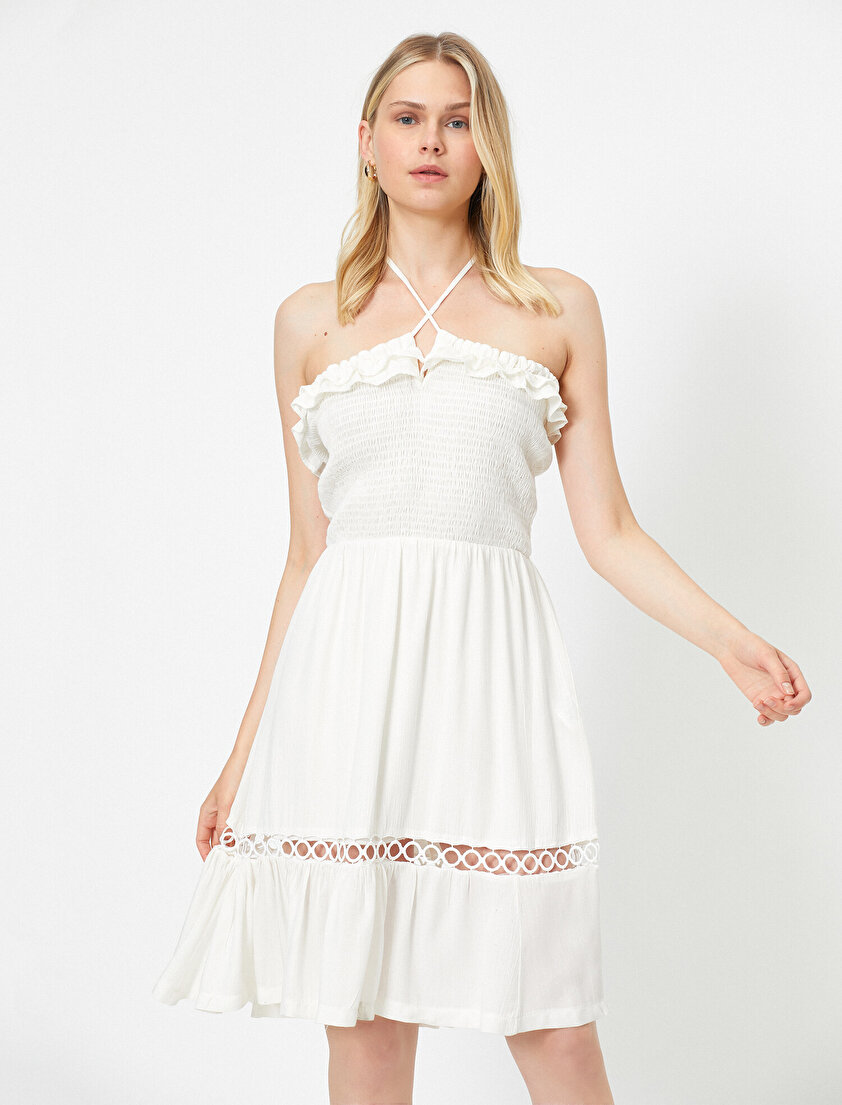 steele melody ruffle dress