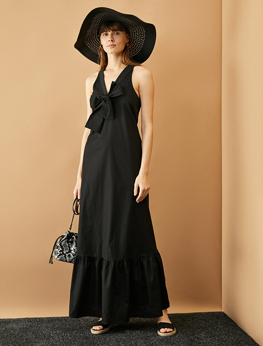 Fırfır Detaylı Elbise