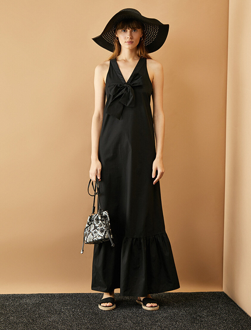 Fırfır Detaylı Elbise